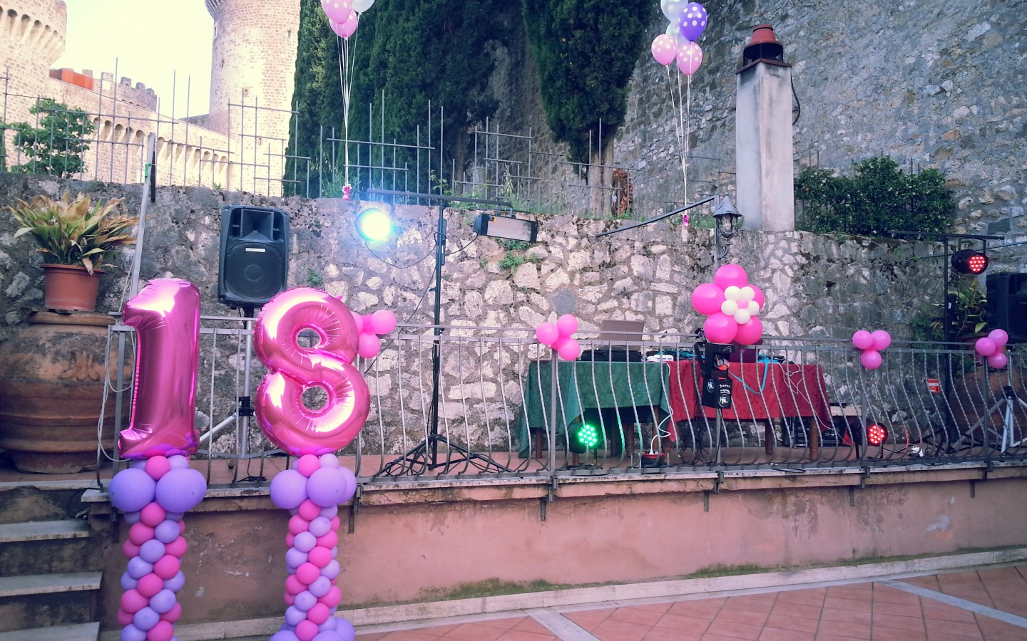 Allestimento con Palloncini per Feste di Compleanno