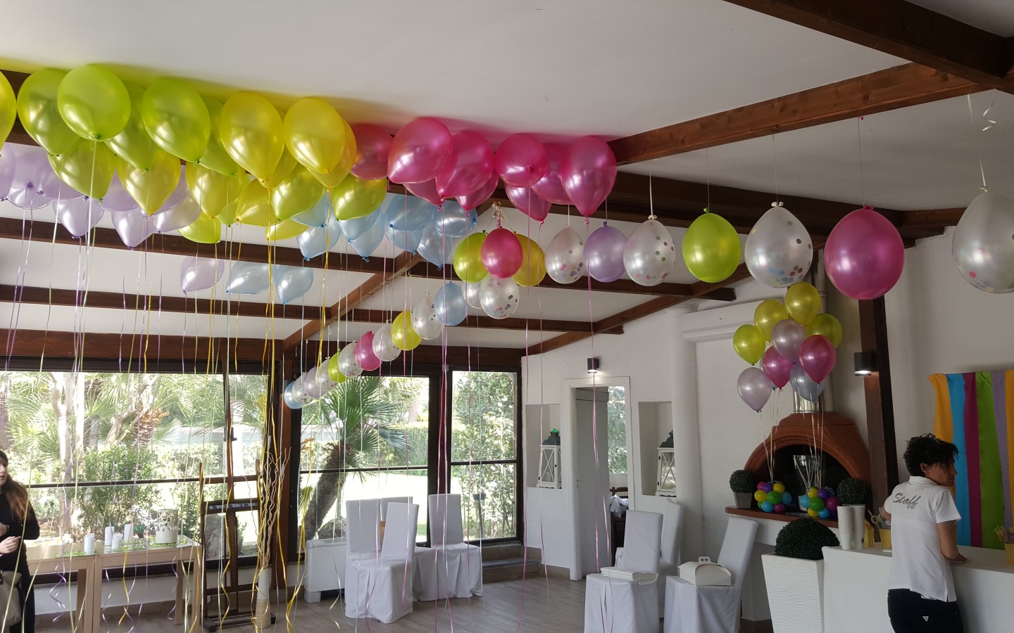 Allestimento palloncini sale eventi